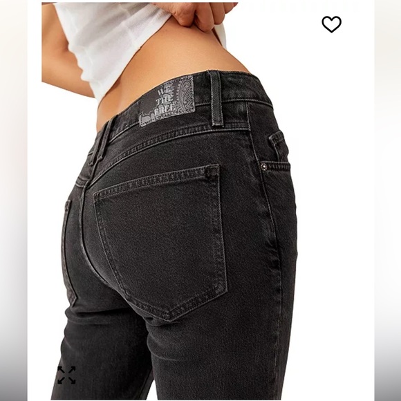 FREE PEOPLE RISK TAKER MID RISE JEANS || MAIN SQUEEZE sz 29 - Picture 6 of 11